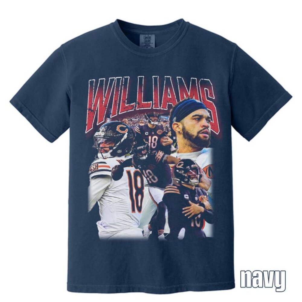 Vintage Caleb Williams 90s Shirt , Game Day Bootleg Shirt sd